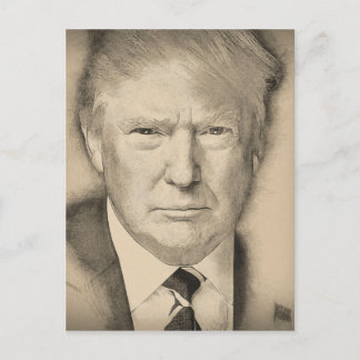 Donald Trump Postkarte