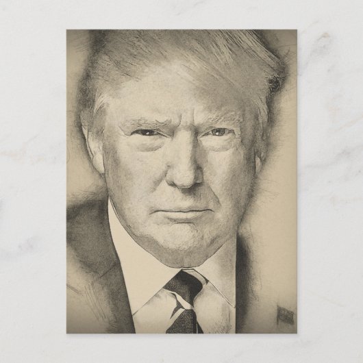 Donald Trump Postkarte (Vorderseite)