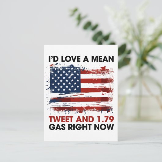 Donald Trump Postkarte (Stehend Vorderseite)