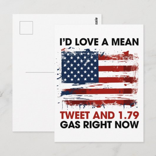 Donald Trump Postkarte (Vorne/Hinten)