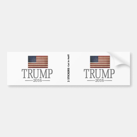 Donald Trump - Präsident 2016 Autoaufkleber (Vorne)