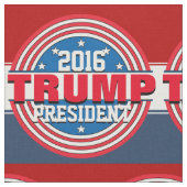 Donald Trump Präsident 2016 Stoff (Nahaufnahme)