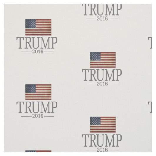 Donald Trump - Präsident 2016 Stoff (Muster)