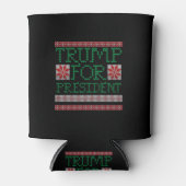 Donald Trump Präsident 2016 Ugly Holiday Sweater Dosenkühler (Vorderseite)