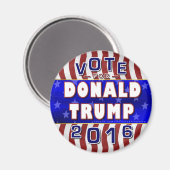 Donald Trump Präsident 2016 Wahl Republikaner Magnet (Vorderseite/Rückseite)