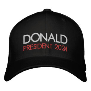 Donald Trump Präsident 2024 Bestickte Baseballkappe