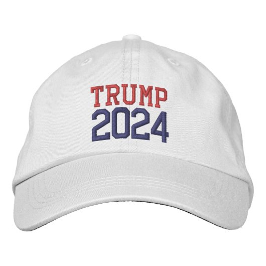 Donald Trump Präsident 2024 Bestickte Baseballkappe (Vorderseite)