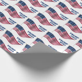 Donald Trump Präsident 2024 Geschenkpapier (Ecke)