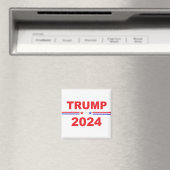 Donald Trump Präsident 2024 Magnet (In Situ (Geschirrspüler))