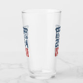 Donald Trump-Präsident 2024 Schild Glas (Rechts)