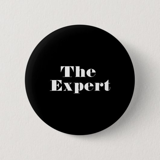 Donald Trump Präsident der Expert Funny Button (Vorderseite)