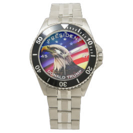 Donald Trump Präsident Eagle Armbanduhr