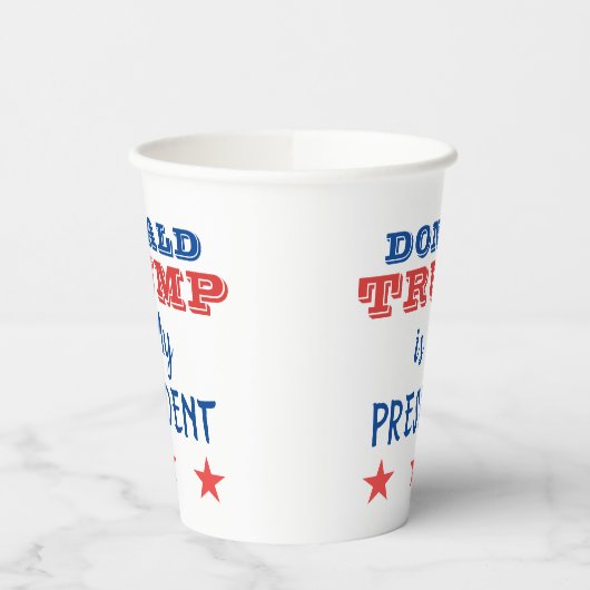 Donald TRUMP Präsident Pappbecher (Links)