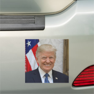 Donald Trump Präsident Portrait Auto Magnet