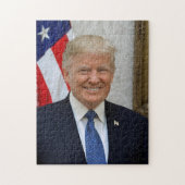 Donald Trump Präsident Portrait Puzzle (Vertikal)