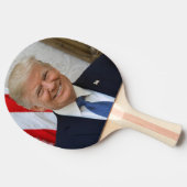 Donald Trump Präsident Portrait Tischtennis Schläger (Seitenansicht)