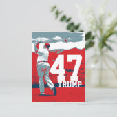 Donald Trump Präsident Postkarte (Stehend Vorderseite)