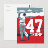 Donald Trump Präsident Postkarte (Vorne/Hinten)