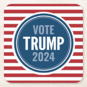 Donald Trump - Präsident Rechteckiger Pappuntersetzer (Vorderseite)