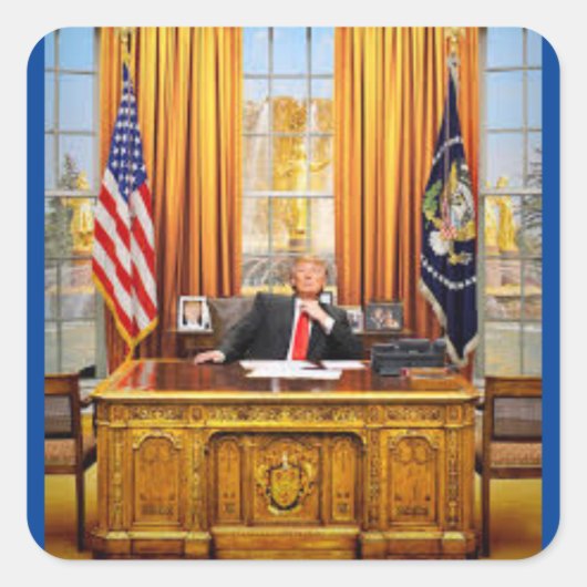 Donald Trump Präsident Sticker (Vorderseite)