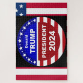 Donald Trump Präsident um 2024 Puzzle (Vertikal)