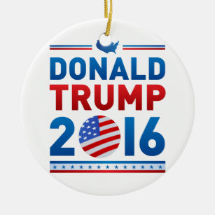 DONALD TRUMP Präsidentschaftswahl 2016 Keramik Ornament