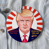 Donald Trump - Präsidentschaftswahl 2020 Button (Beispiel)