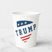 Donald Trump president make America great again Pappbecher (Vorderseite)