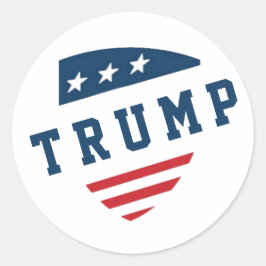 Donald Trump president make America great again Runder Aufkleber