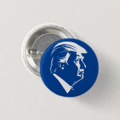 Donald Trump-Profilporträt Button (Vorne & Hinten)