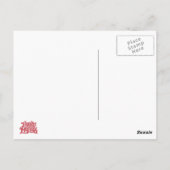 Donald Trump Psychedelic Combover Card Postkarte (Rückseite)