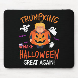 Donald Trump Pumpkin Trumpking Make Halloween Grea Mousepad