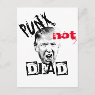 DONALD TRUMP - PUNX nicht tot! Postkarte