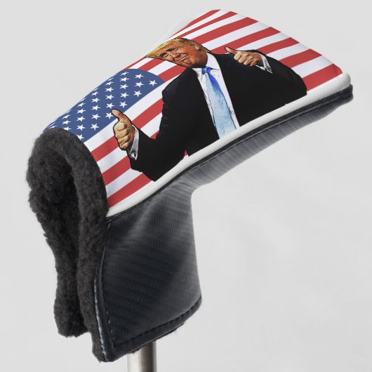 DONALD-TRUMP-PUTTER-GOLFKOPF GOLF HEADCOVER (3/4 Vorderseite)