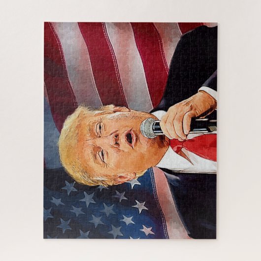 Donald Trump Puzzle (Vertikal)