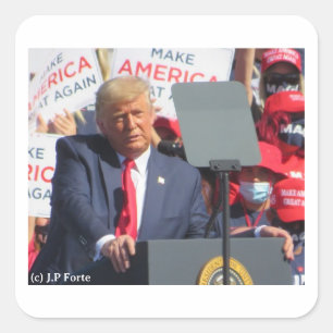 Donald Trump Quadratischer Aufkleber