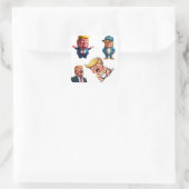 Donald Trump Quadratischer Aufkleber (Tasche)