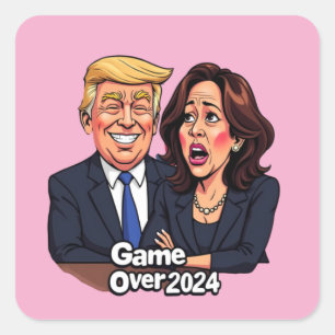 Donald Trump Quadratischer Aufkleber