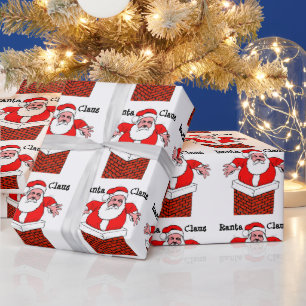 Donald Trump Ranta Claus Wrapping Paper Geschenkpapier