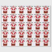 Donald Trump Ranta Claus Wrapping Paper Geschenkpapier (Flach)