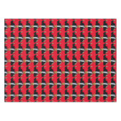 DONALD TRUMP red TABLECLOTH Tischdecke (Vorderseite (Horizontal))
