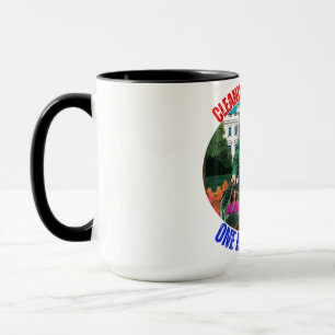 DONALD TRUMP-REINIGUNG AMERIKAS EINEN BEUTEL NACH  TASSE
