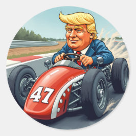 Donald Trump, Rennmeister Runder Aufkleber
