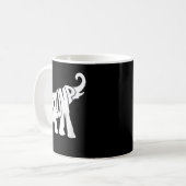 Donald Trump Republikaner Elephan für Unterstützer Kaffeetasse (Vorderseite Links)