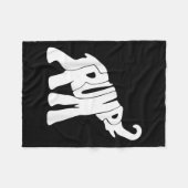 Donald Trump Republikaner Elephant Trump Unterstüt Fleecedecke (Vorderseite (Horizontal))