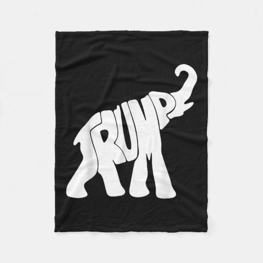 Donald Trump Republikaner Elephant Trump Unterstüt Fleecedecke (Vorderseite)