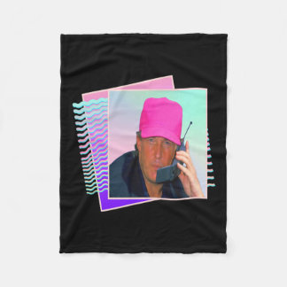 Donald Trump Retro 80er 90s Graphic Fleecedecke