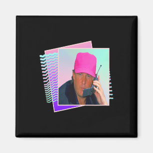 Donald Trump Retro 80er 90s Graphic Magnet