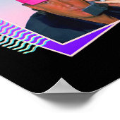 Donald Trump Retro 80er 90s Graphic Poster (Ecke)