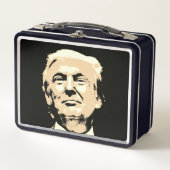 DONALD TRUMP RETRO METAL LUNCHBOX (Vorderseite)